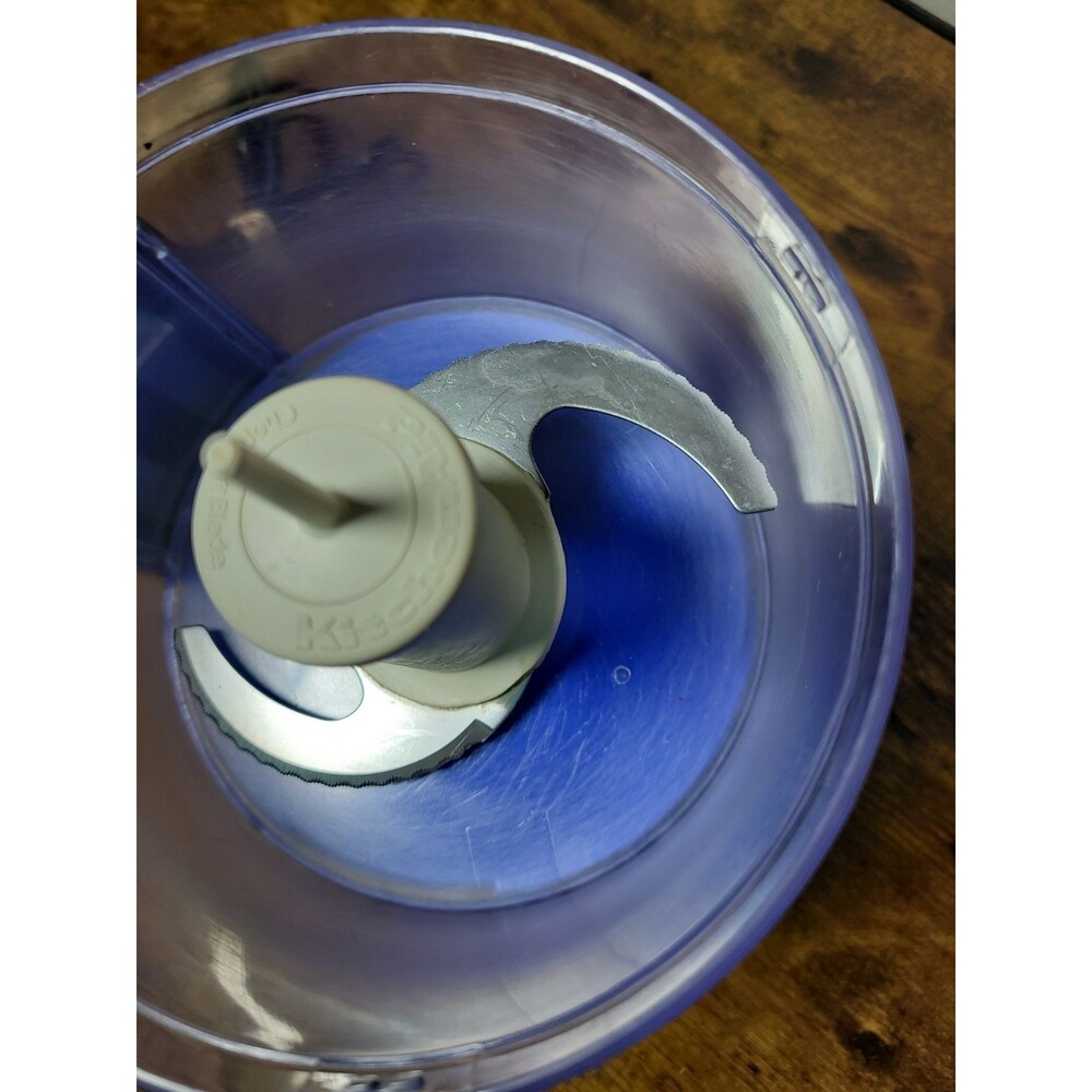 Kitchenaid Empire Blue  3.5 Cup Food Chopper  2 Speed Works - Picture 16 of 16